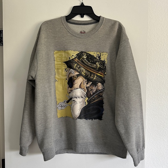 Men’s Graphic Master Roshi Crewneck Sweater - Picture 1 of 6